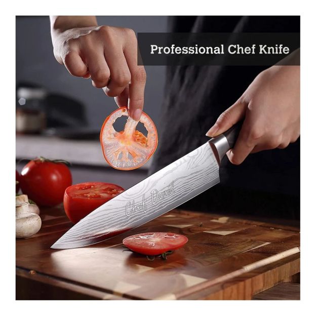 Personalized CHEF KNIFE Chefs Knive Kitchen Cooking Home Housewarming Gifts for Him Dad Men Custom Engraved Gifts for Her Mom Women