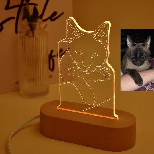 ✨ Lampă foto personalizată cu gravură 3D ✨ Combinația perfectă între artă și tehnologie! Salvează amintiri unice! 🎉