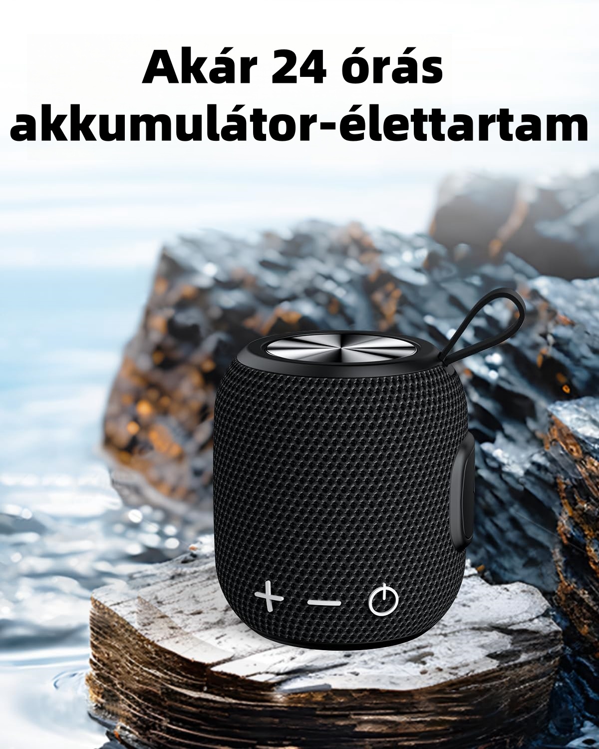 FIGMASU hordozható Bluetooth hangszórók vezeték nélküli mini hangszóró Bluetooth 5.0, 360 HD Surround Sound sztereó, IPX7 vízálló utazáshoz, medencéhez és kültéri zuhany hangszóró
