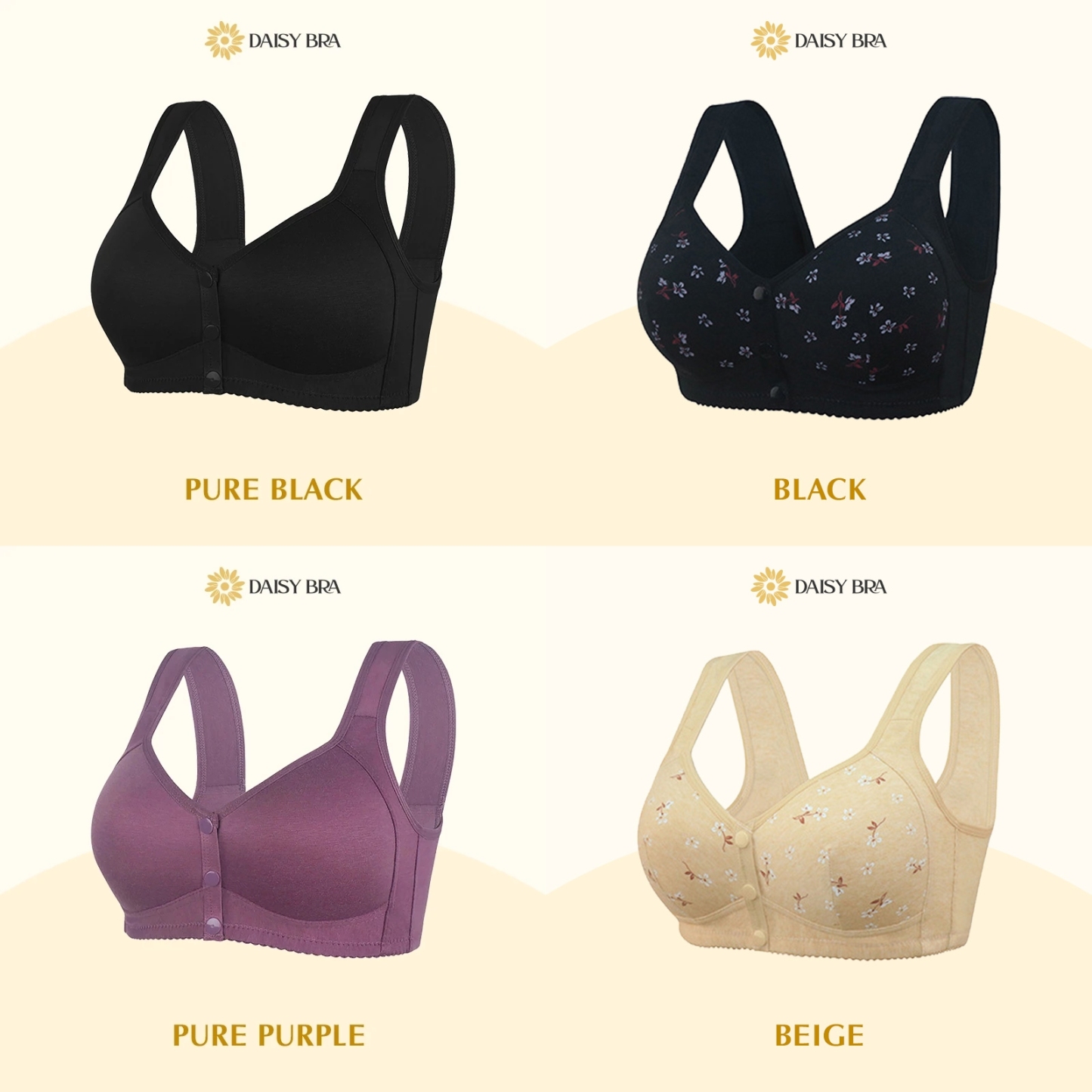 Daisy Bra - Last day60% OFF - Bequemer & komfortabler Frontknopf-BH