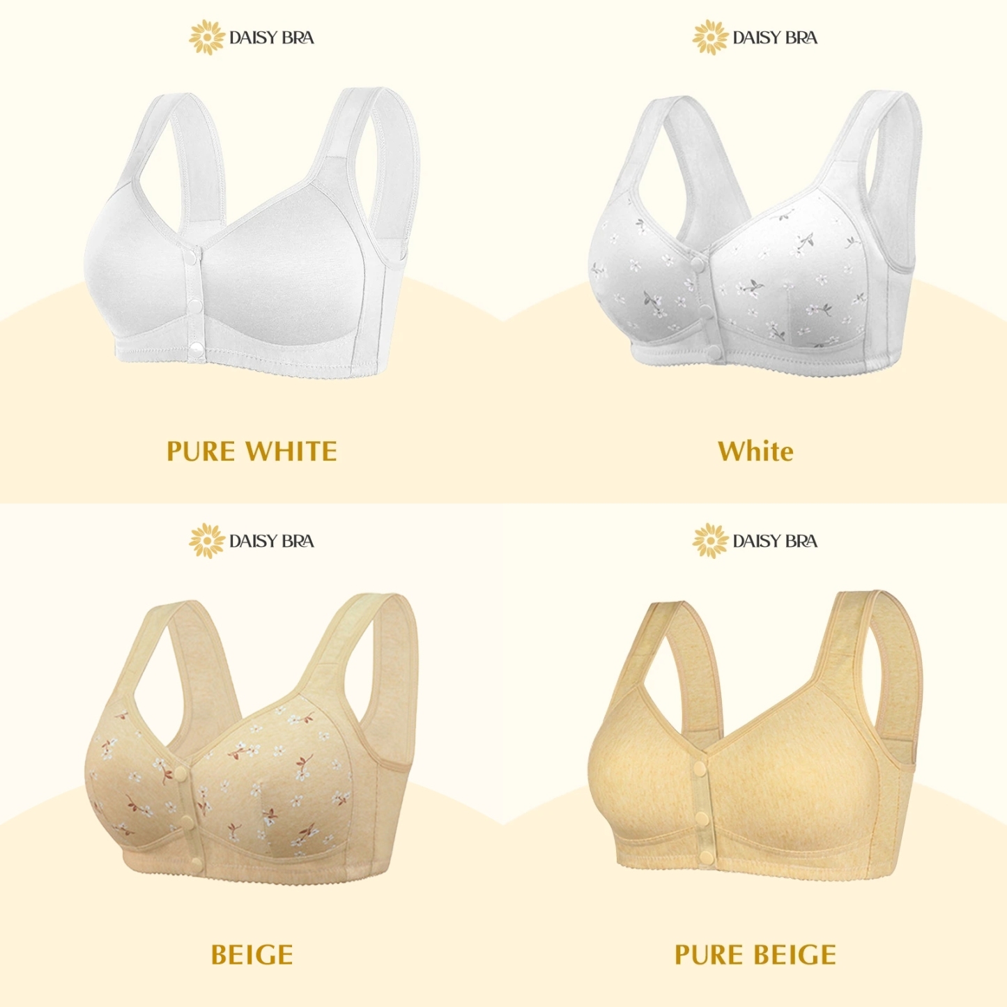 Daisy Bra - Last day60% OFF - Bequemer & komfortabler Frontknopf-BH