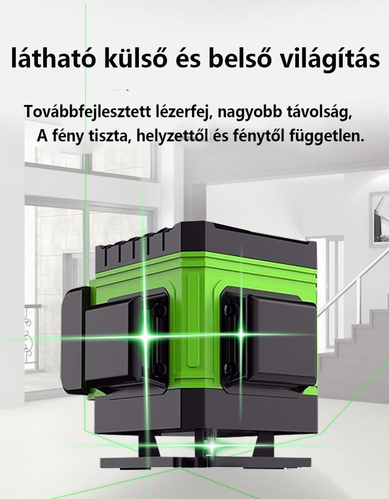 đ ăMilwaukeeă360°-os teljes lefedettsĂ©gƱ lĂ©zerszint