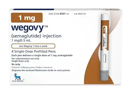 Wegovy® (semaglutid) — Vedecky podložené chudnutie · Zníženie chuti do jedla · Dlhodobá regulácia telesnej hmotnosti