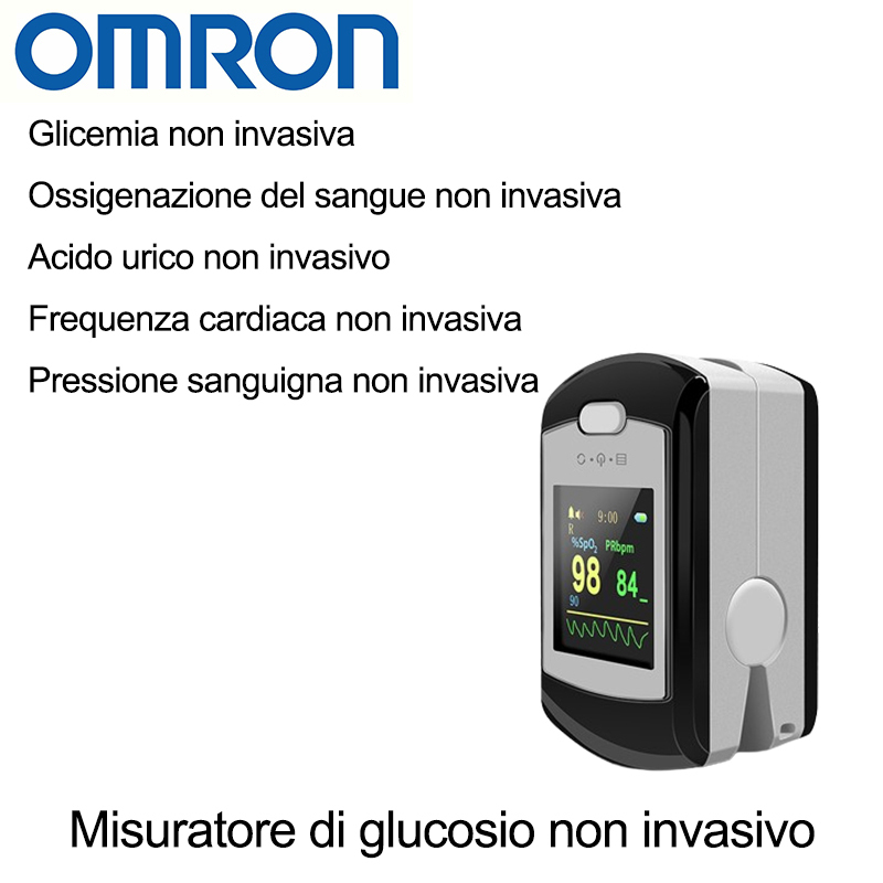 Misuratore di glucosio non invasivo Omron (misurazione in 5 secondi/99% di precisione)