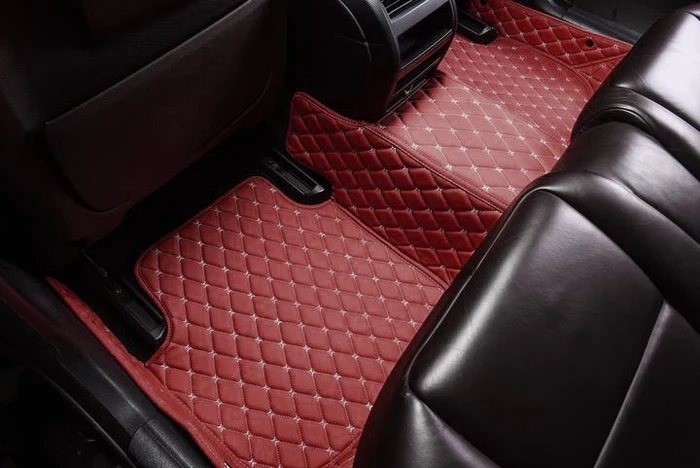 🚗💨Covorașe auto personalizate din piele pentru picioare, zeci de stiluri, acoperire completă, Automotive, lux, 2013 ~ 2019