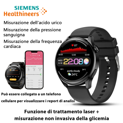 Orologio per terapia laser Siemens (può monitorare la pressione sanguigna e la glicemia)