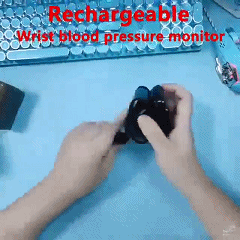 👨‍⚕🩺Monitor de tensiune arterială la încheietura mâinii de acasă Monitor automat de tensiune arterială pentru vârstnici