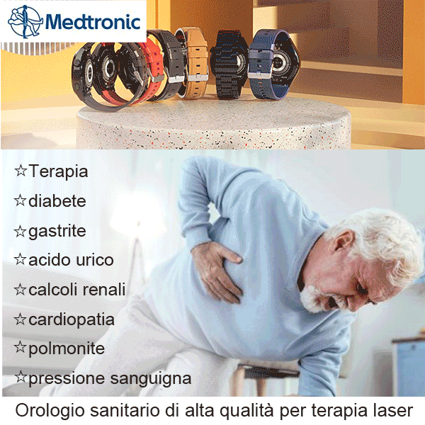 Orologio sanitario di fascia alta per terapia laser Medtronic