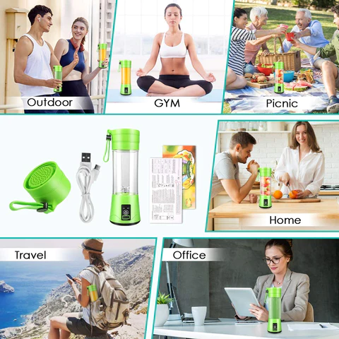 THNGZHEB™️ 🍹✨ Liquidificador Portátil Profissional - Seja para atividades ao ar livre ou viagens em casa, desfrute de forma conveniente e rápida de sabores saudáveis! 🏞️🌈