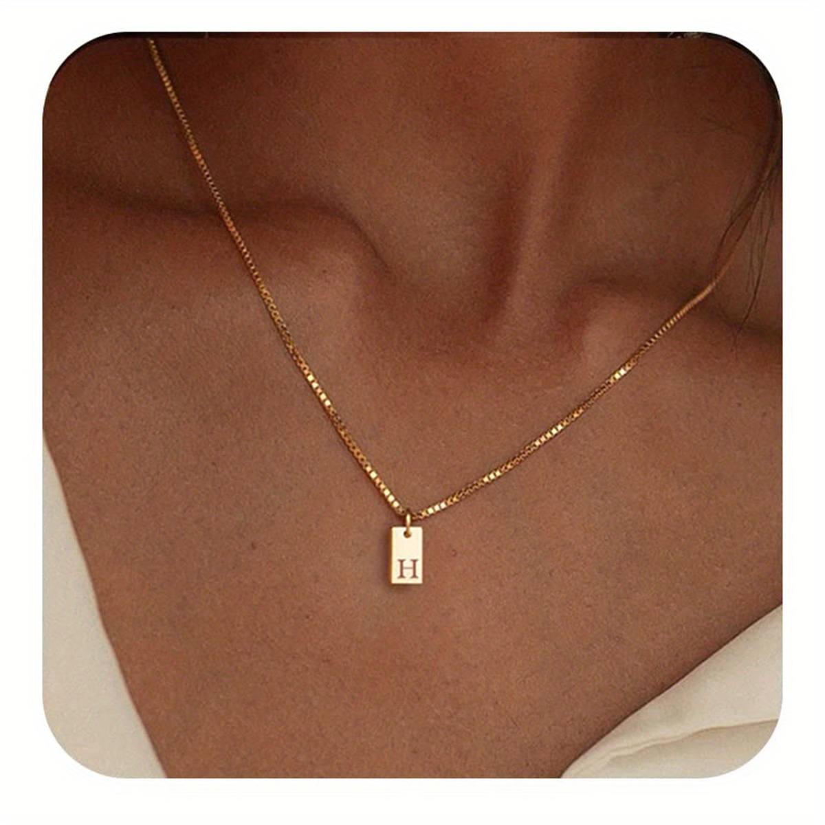 🎁 50% sleva na všechny produkty !🌟Náhrdelník s anglickými iniciálami Náhrdelník ze 14K zlata💫