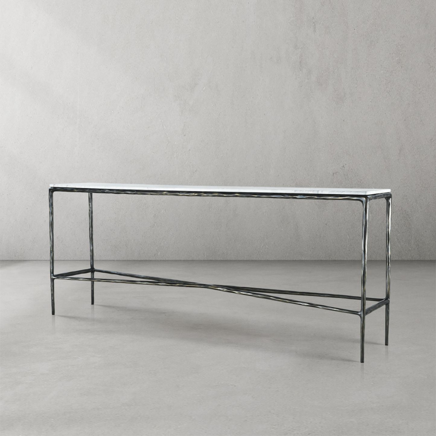 Thaddeus Marble Console Table 60"W