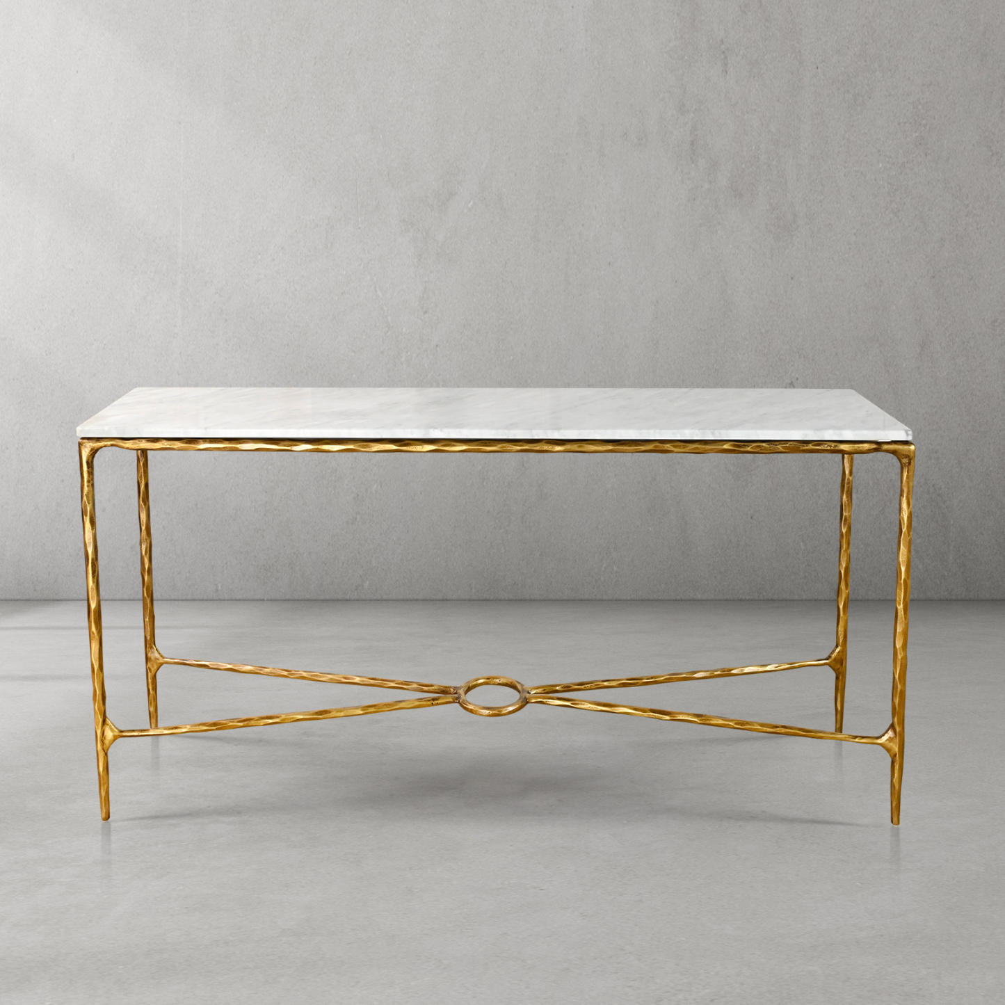 Thaddeus Marble Console Table 60"W