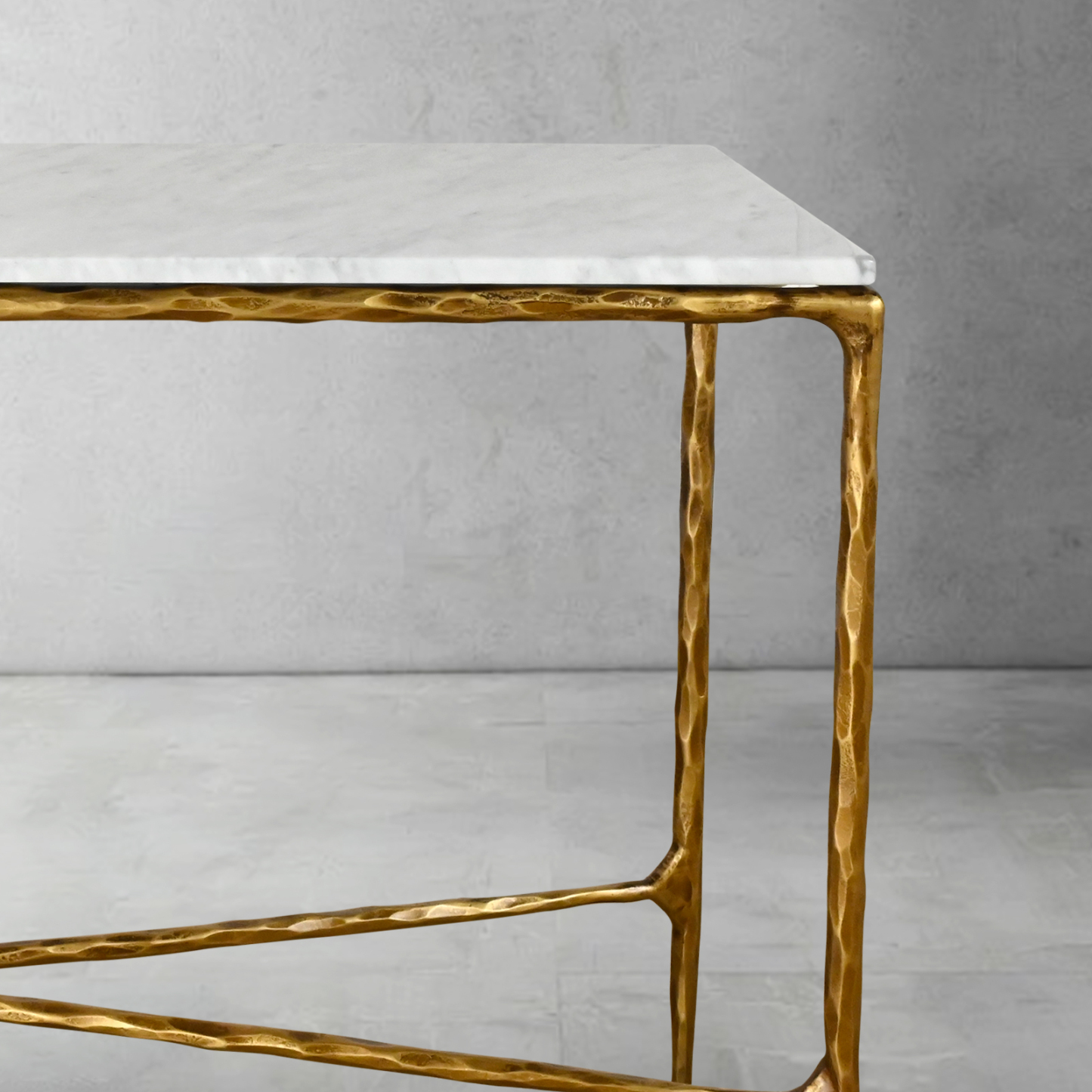 Thaddeus Marble Console Table 60"W