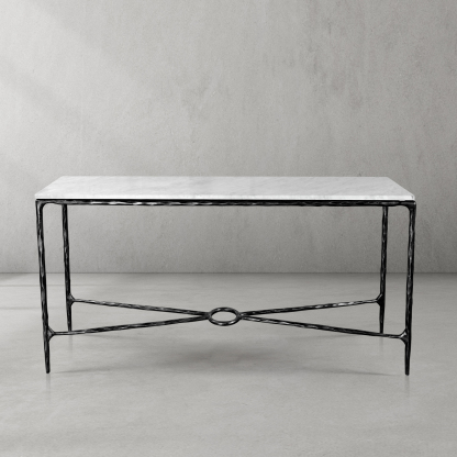 Thaddeus Marble Console Table 60"W