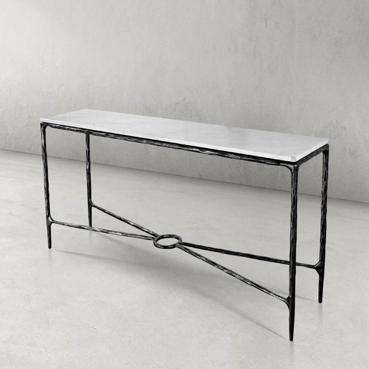 Thaddeus Marble Console Table 60"W