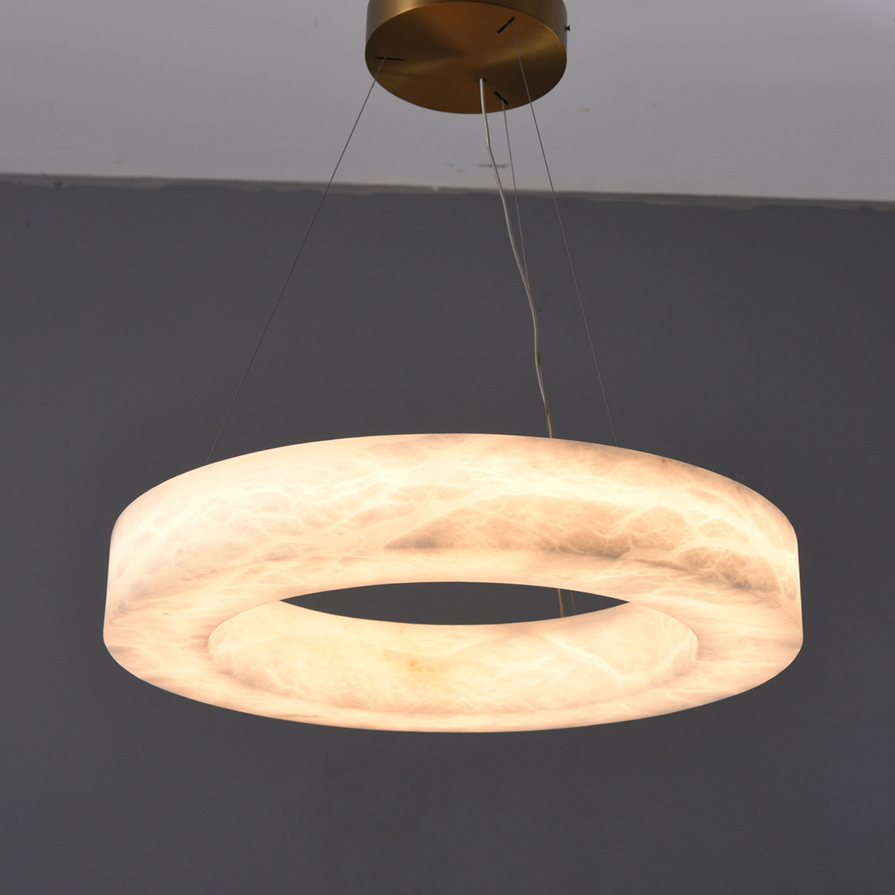 Dalia Alabaster Pendant 23.6"