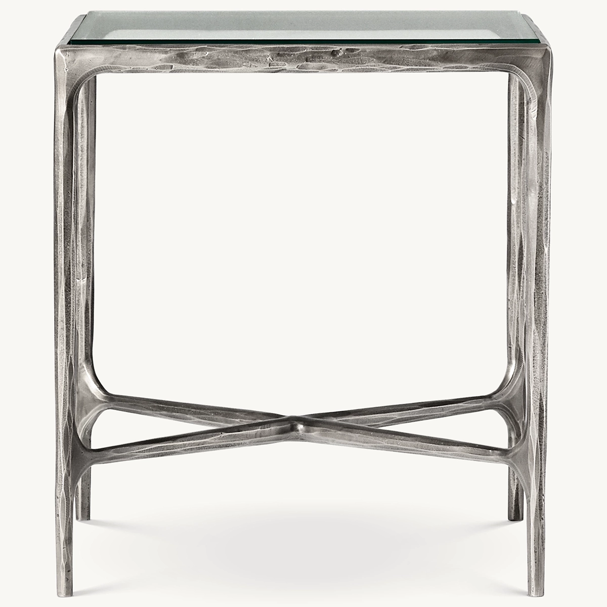 ALEXANDER GLASS SQUARE SIDE TABLE