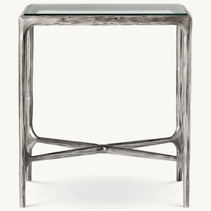 ALEXANDER GLASS SQUARE SIDE TABLE