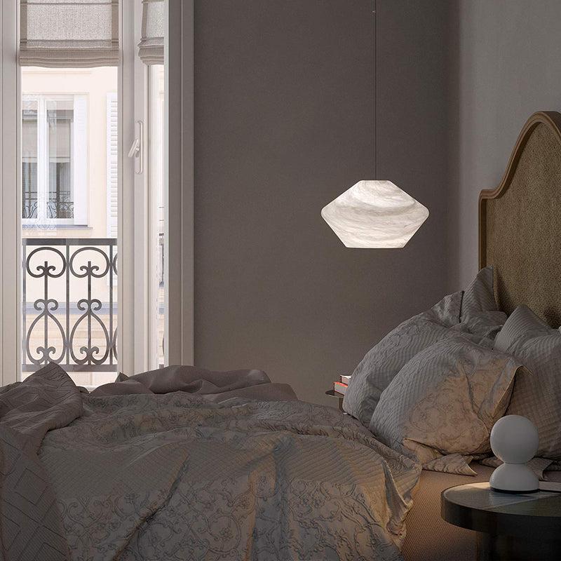 Alabaster Popular Pendant Light, Simple Bedside Pendant Light