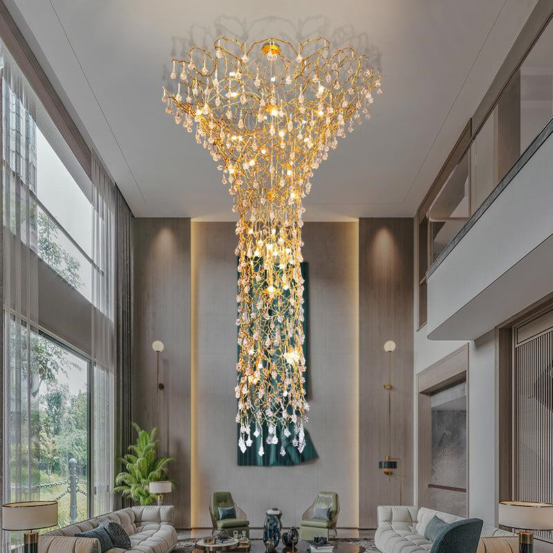 Large Tree Branch Chandelier For High Ceiling