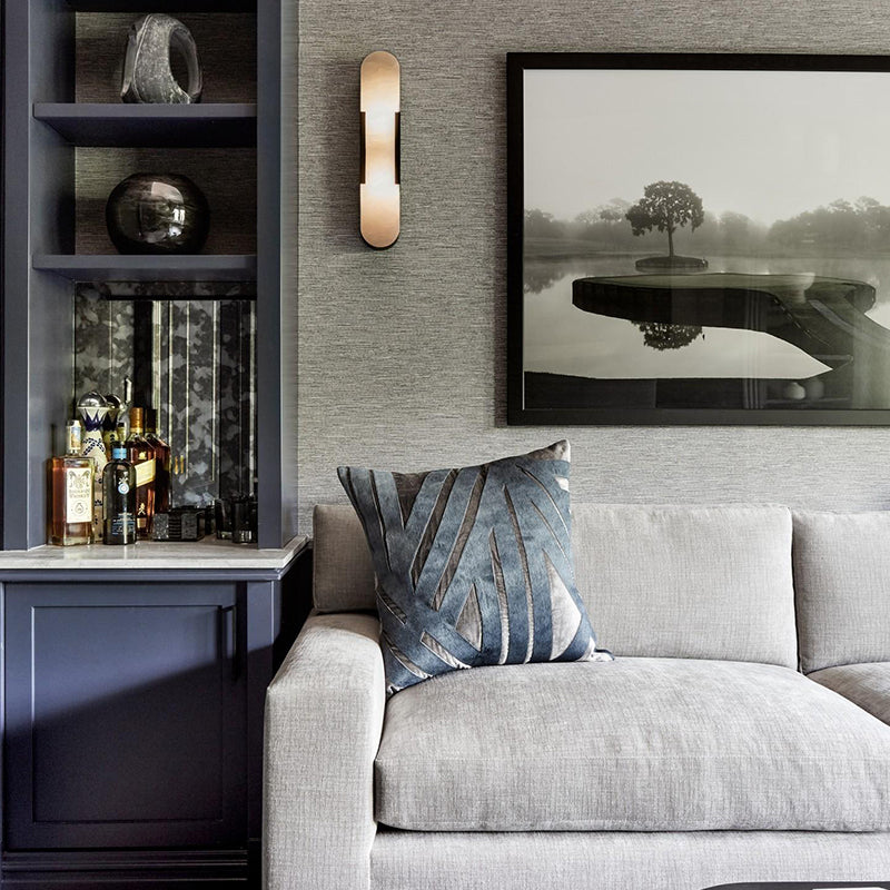 Elysian Modern Alabaster Bedroom Sconce, Modern Wall Light