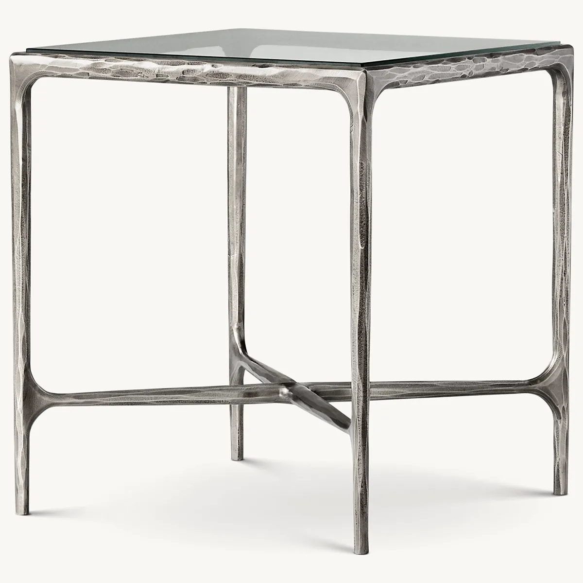 ALEXANDER GLASS SQUARE SIDE TABLE