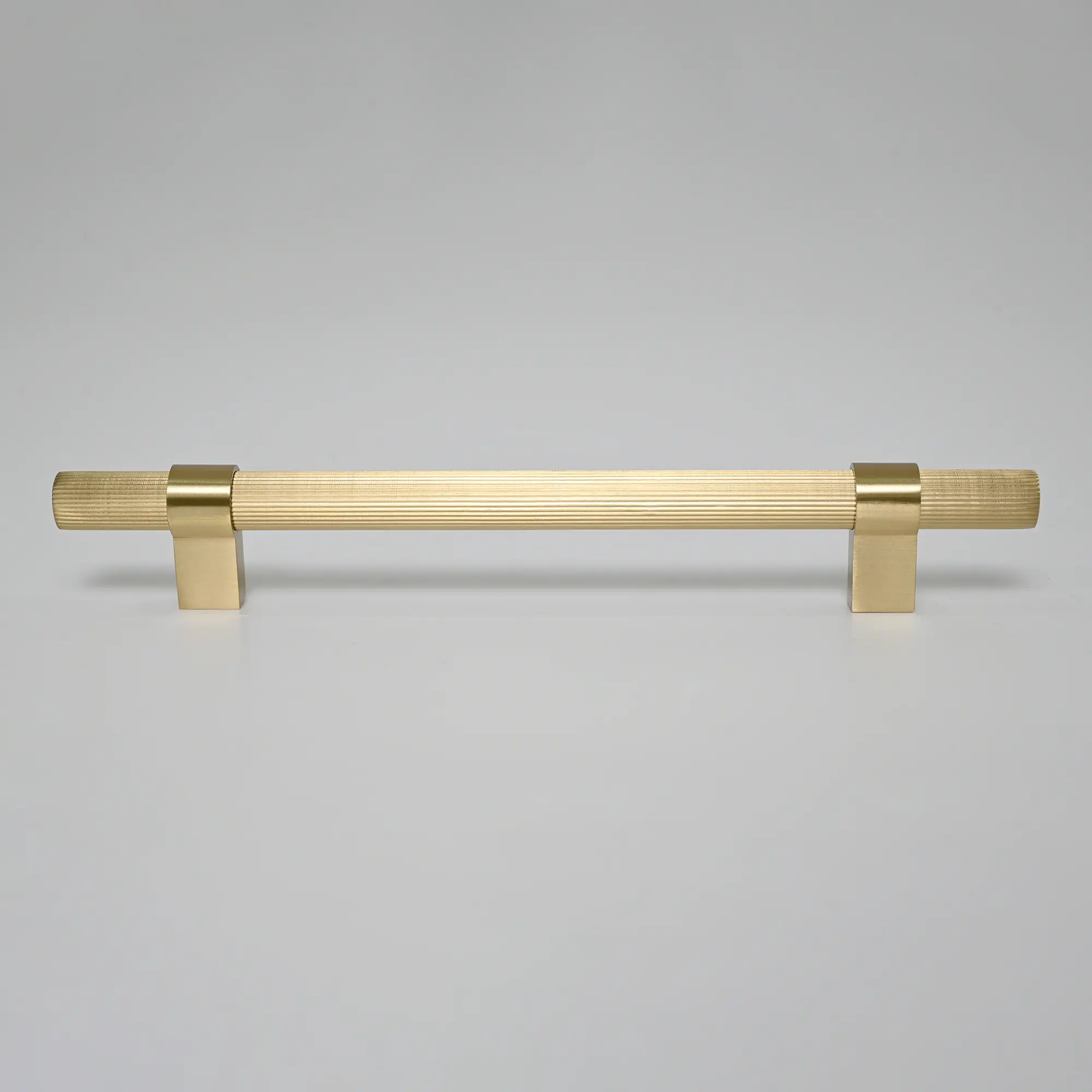 Cassandra Brushed Brass Fluted Pull