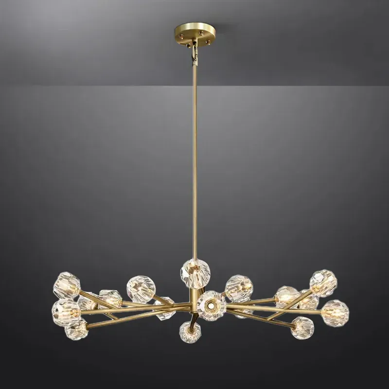 Ball Cristal Round Chandelier 