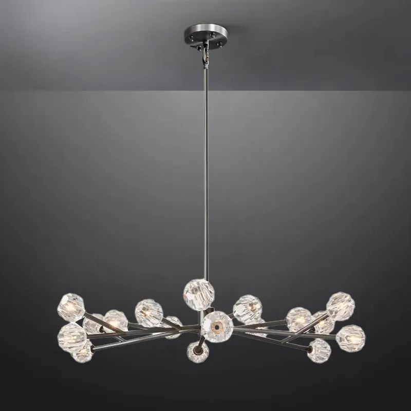 Ball Cristal Round Chandelier 