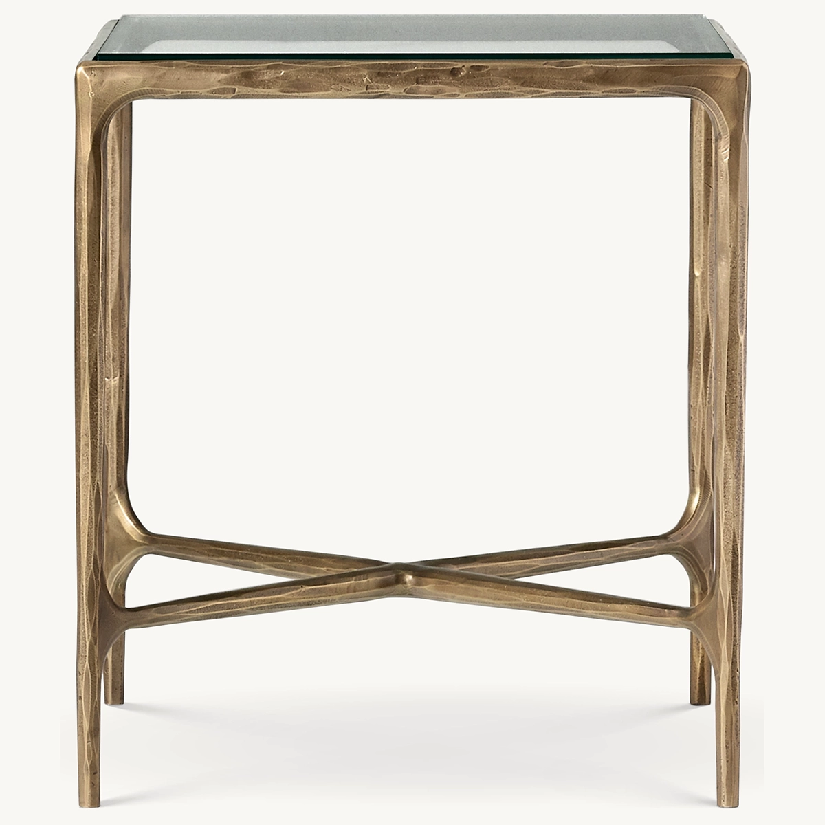 ALEXANDER GLASS SQUARE SIDE TABLE