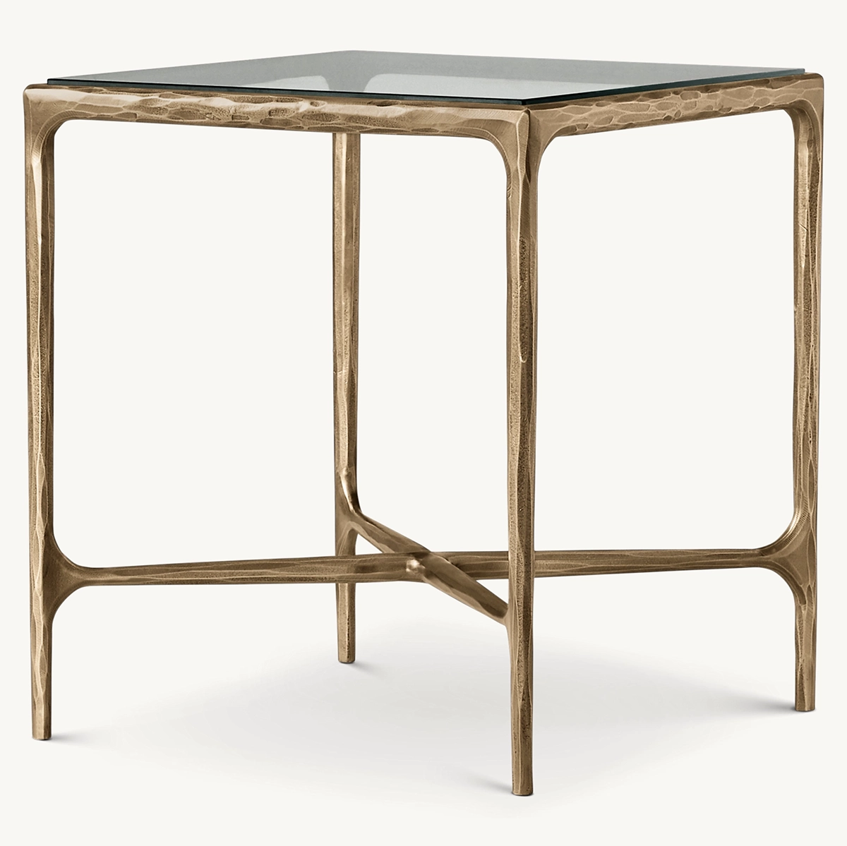 ALEXANDER GLASS SQUARE SIDE TABLE