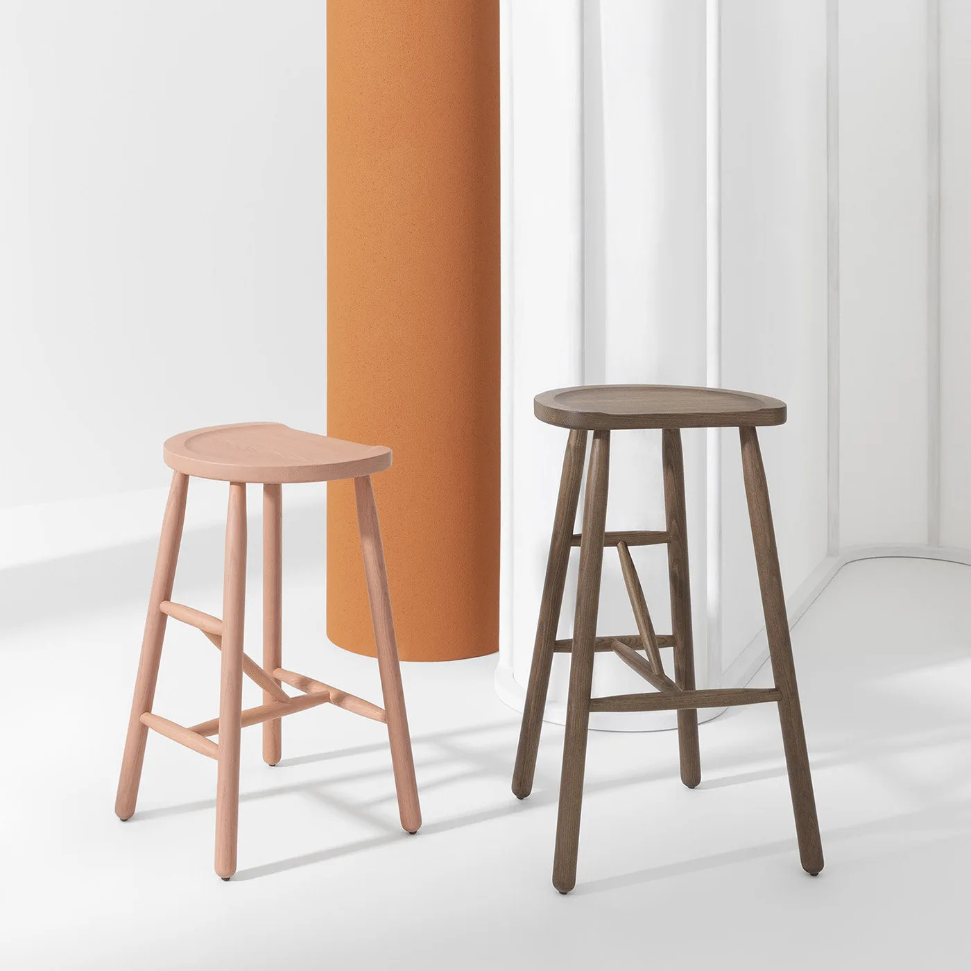 PUCCIO 711 PINK STOOL BY EMILIO NANNI