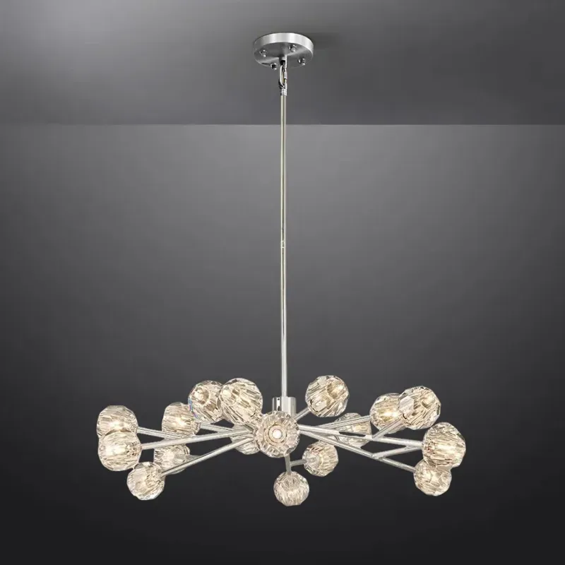 Ball Cristal Round Chandelier 