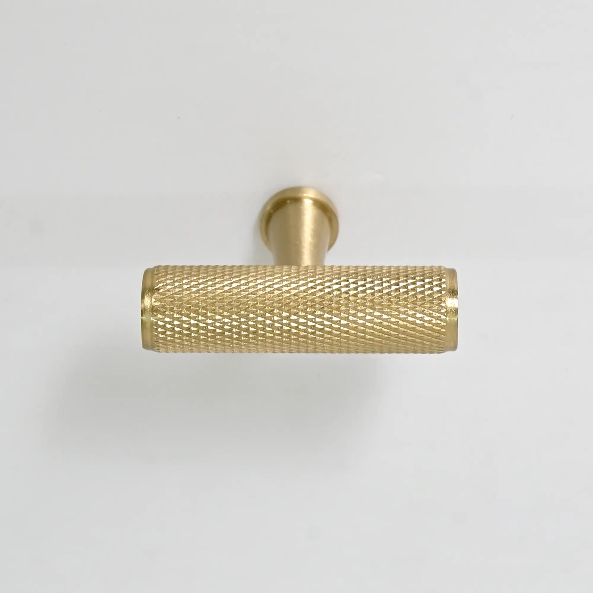 Solid Brass Knurled T Bar Handles