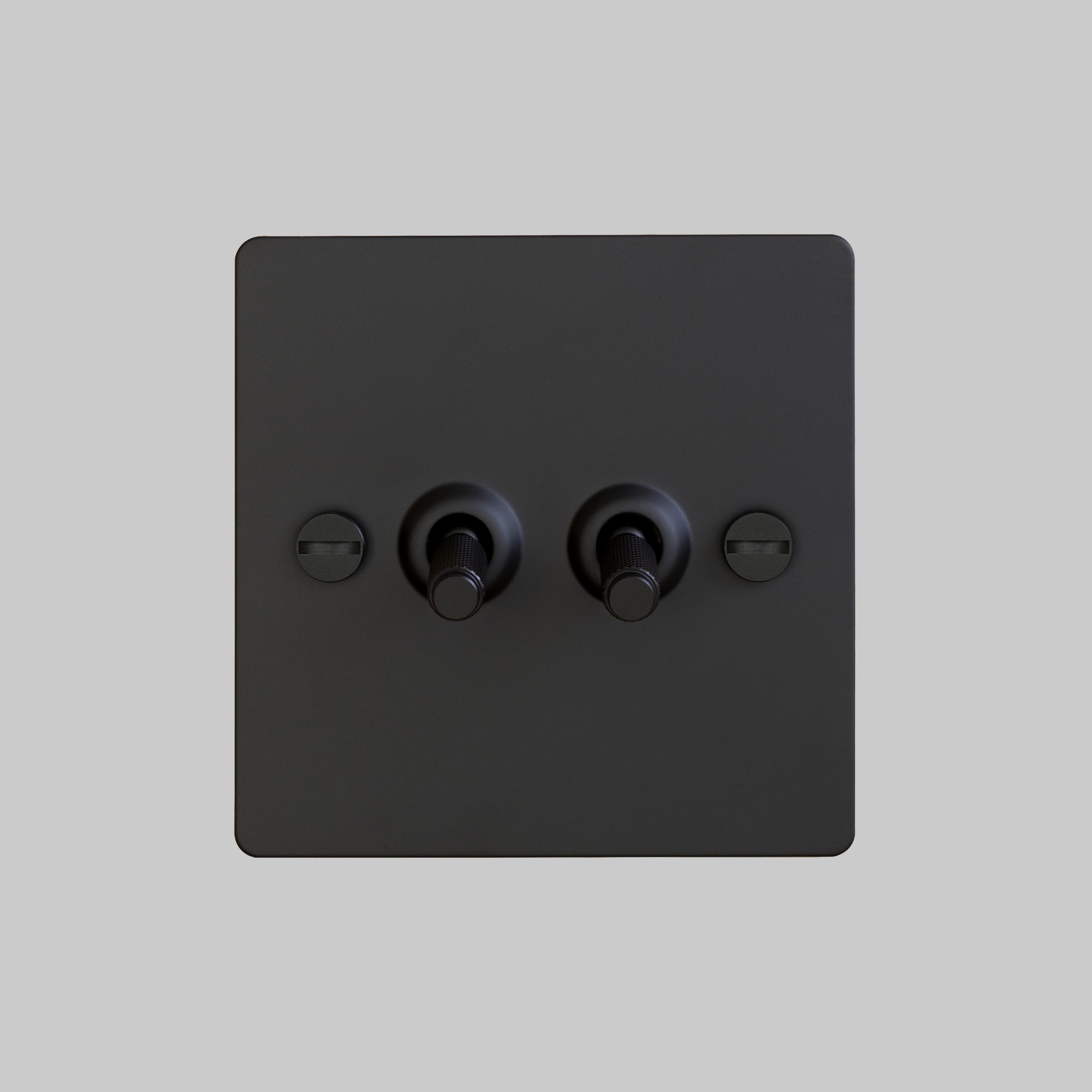 2G TOGGLE SWITCH / BLACK PLATE