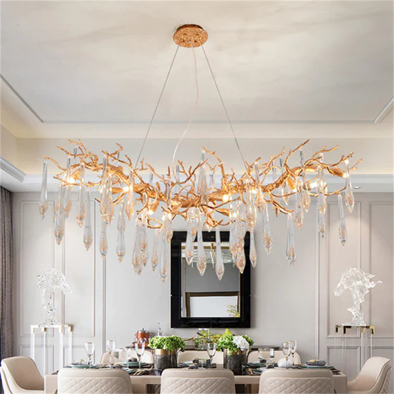 Crystal Creative Branch Chandelier