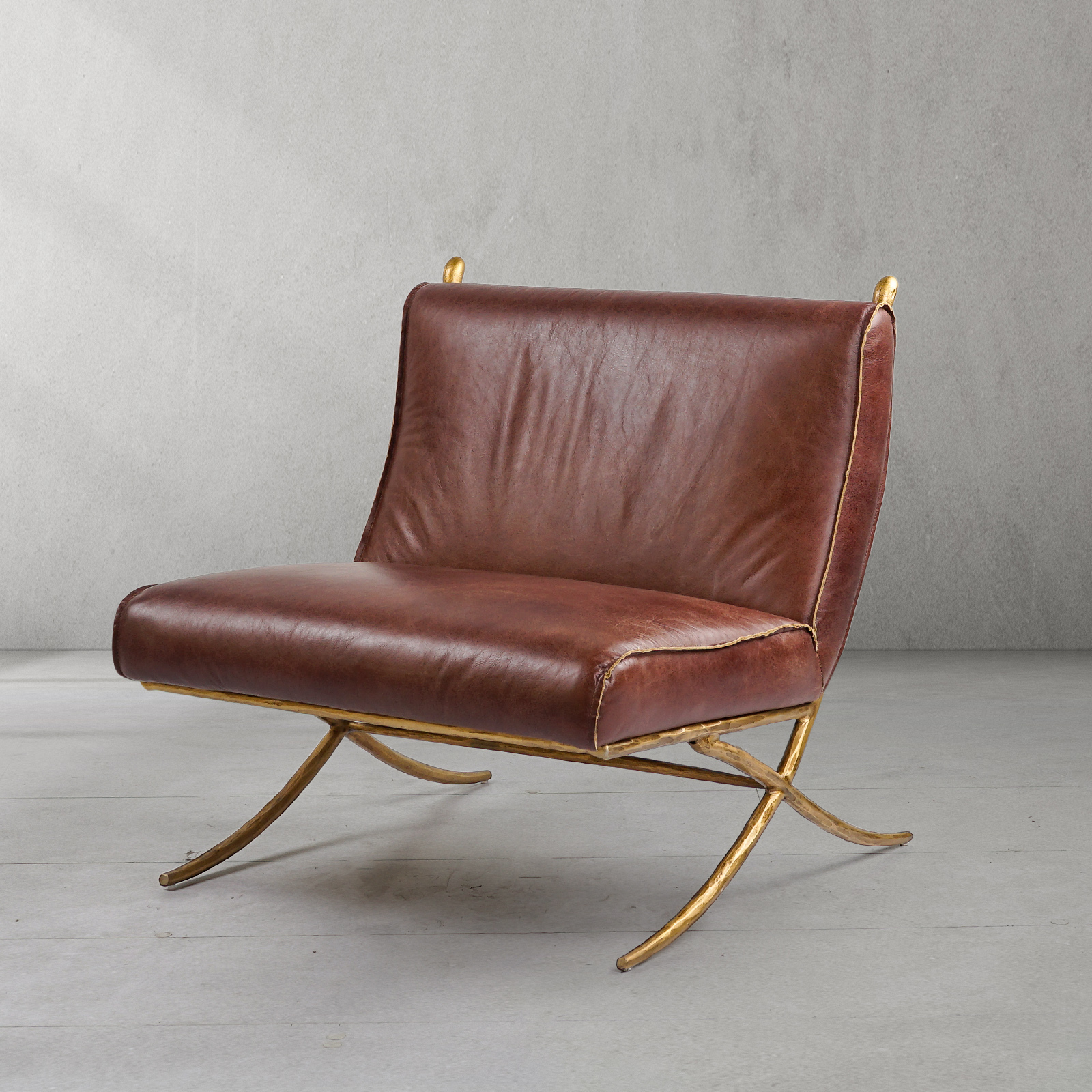 Thaddeus Leather Lounge Chair