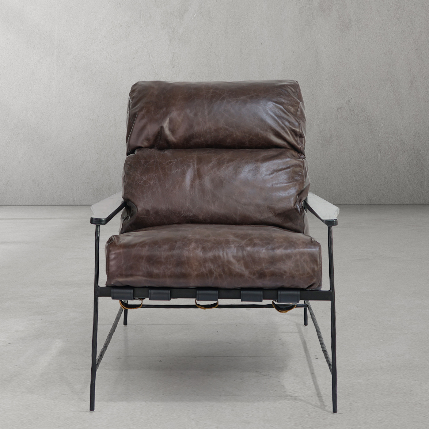 Thaddeus Leather Armchair 