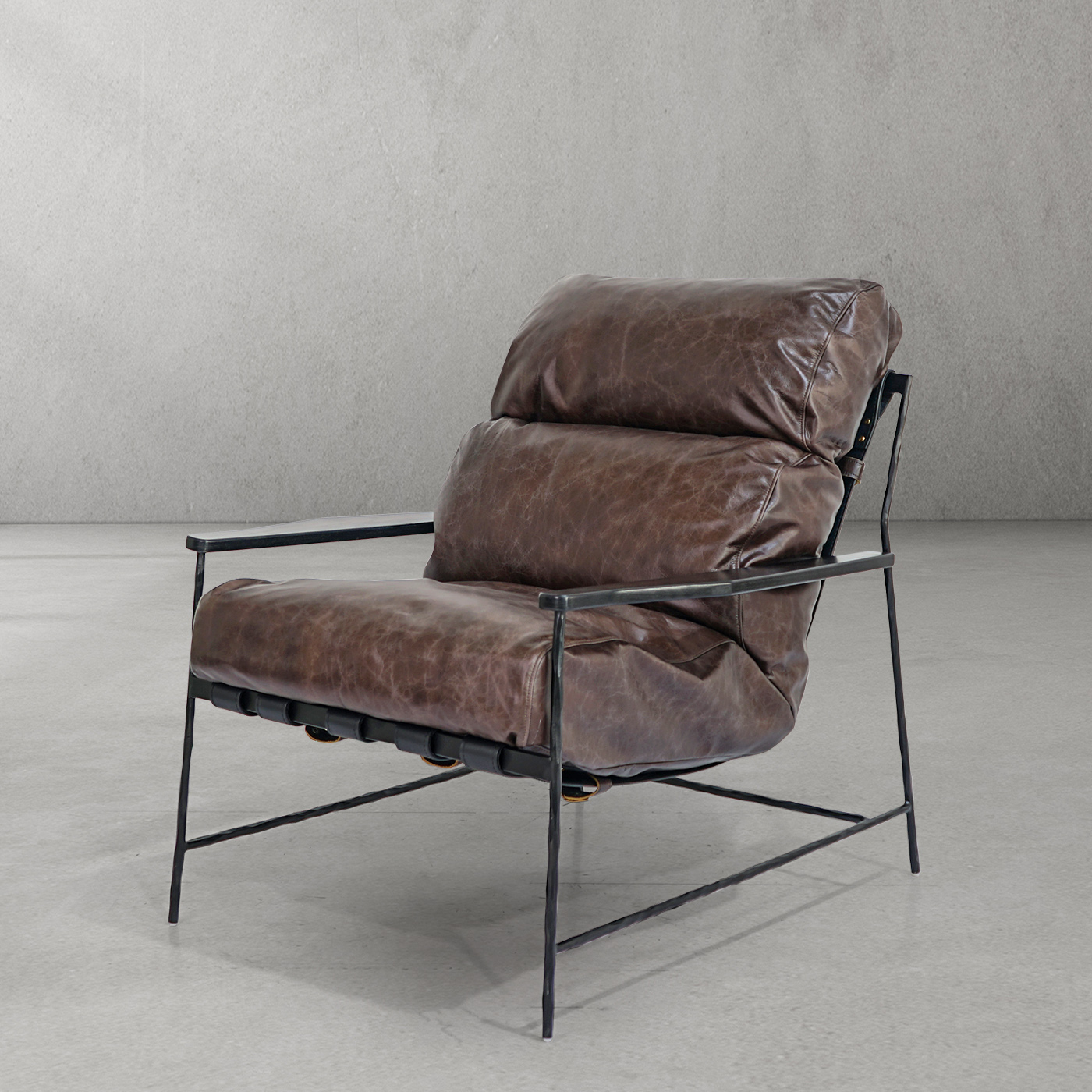 Thaddeus Leather Armchair 