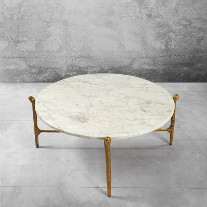 Thaddeus Marble Coffee Table & Side Table