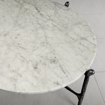 Thaddeus Marble Coffee Table & Side Table