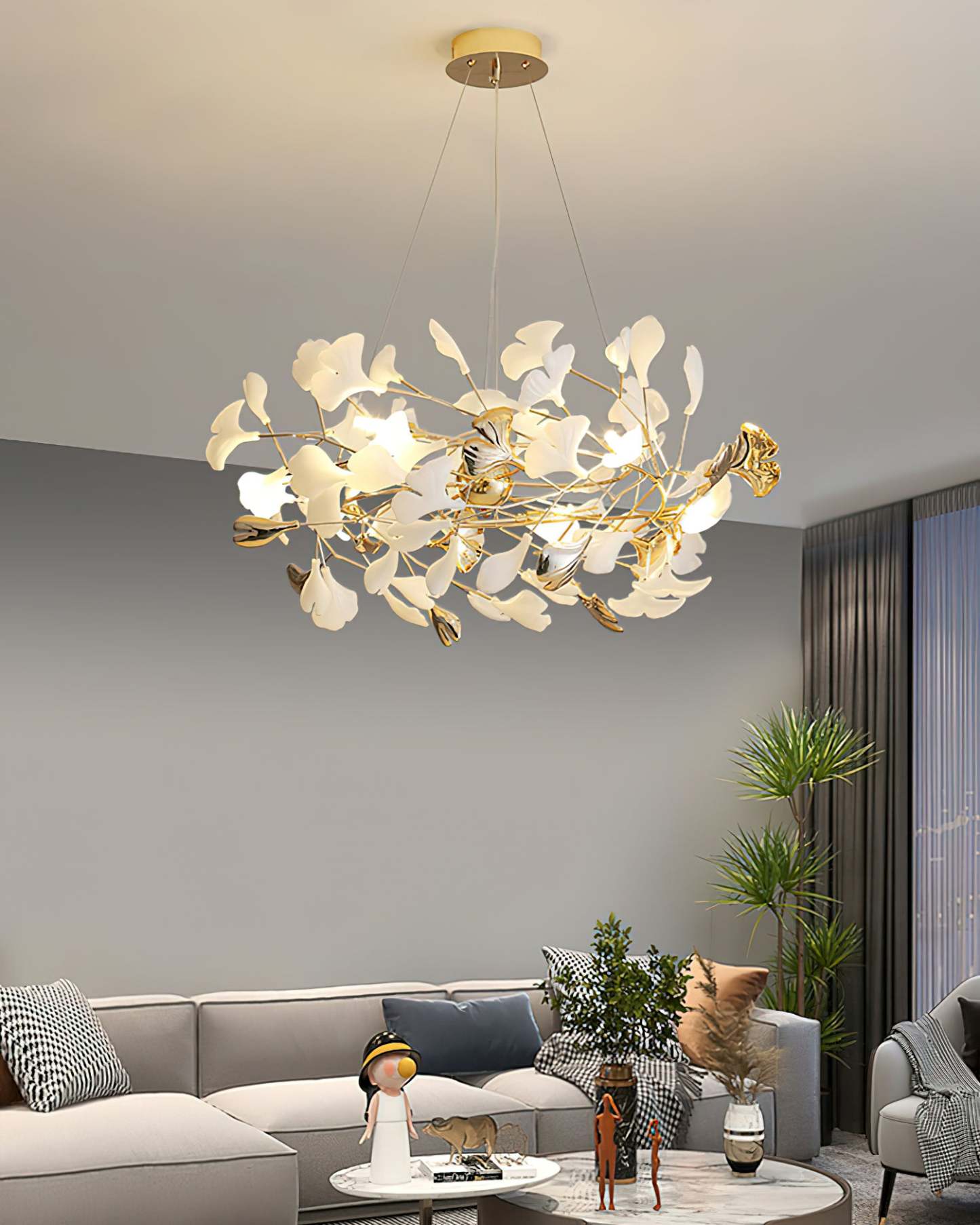 Leafy Chandelier H Style