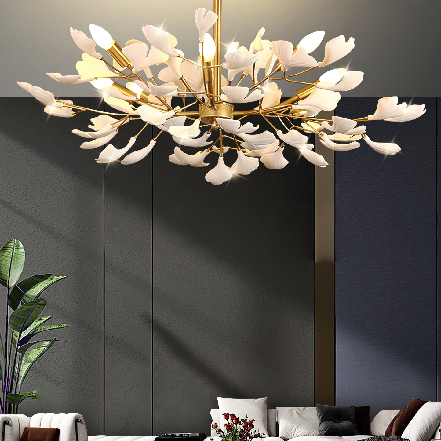 Leafy Chandelier J Style