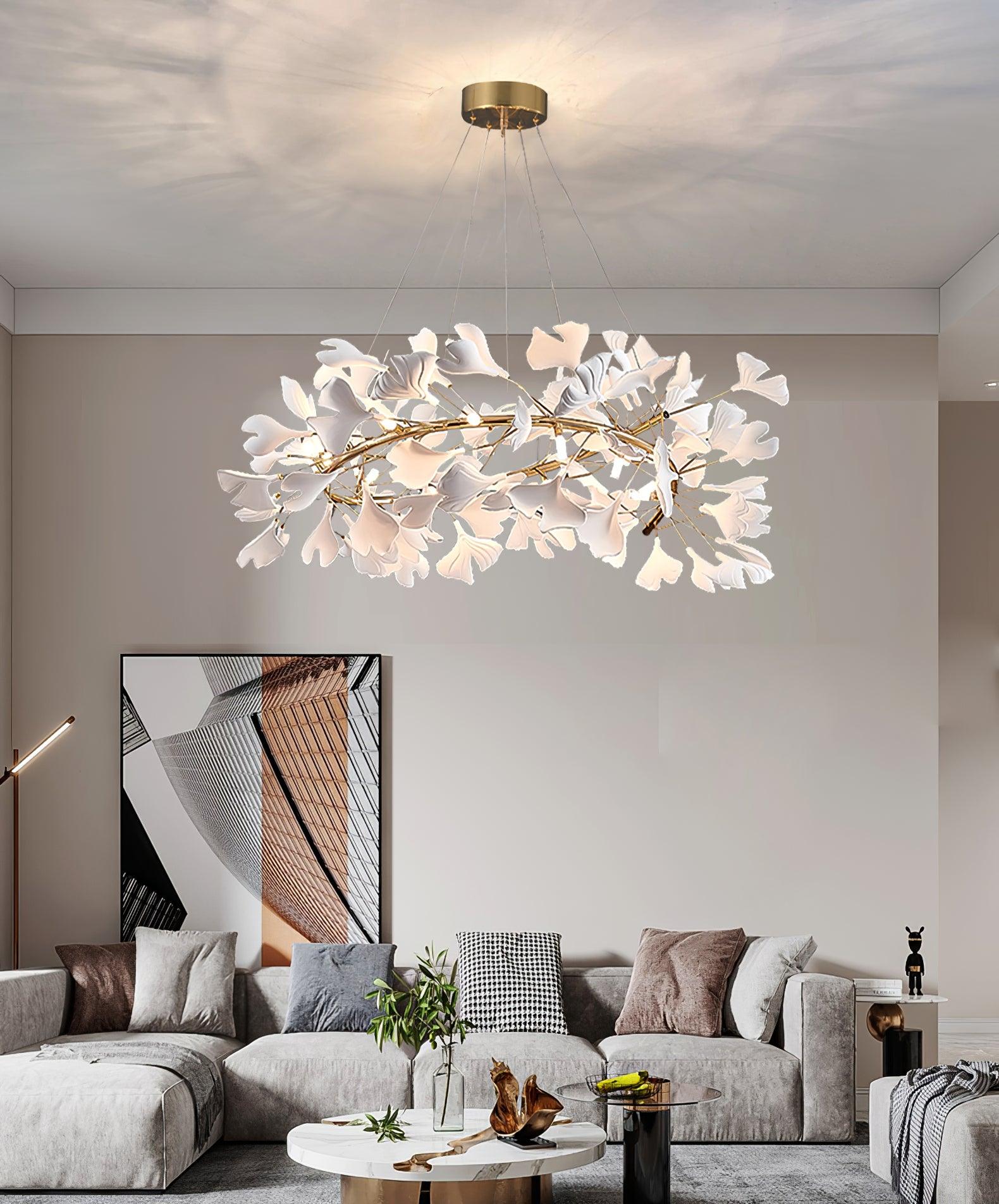 Gingko Chandelier U - Vakkerlight