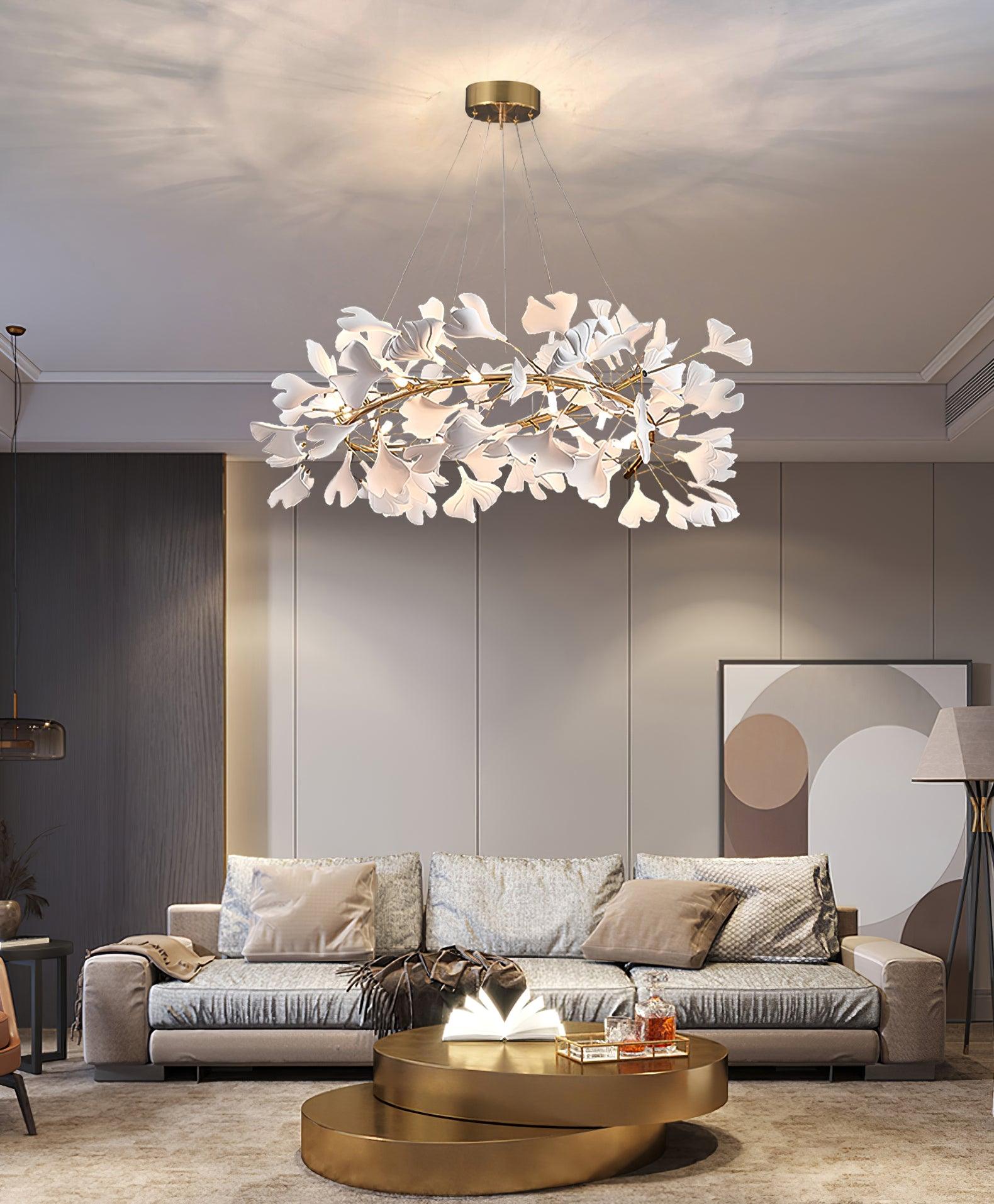 Gingko Chandelier U - Vakkerlight