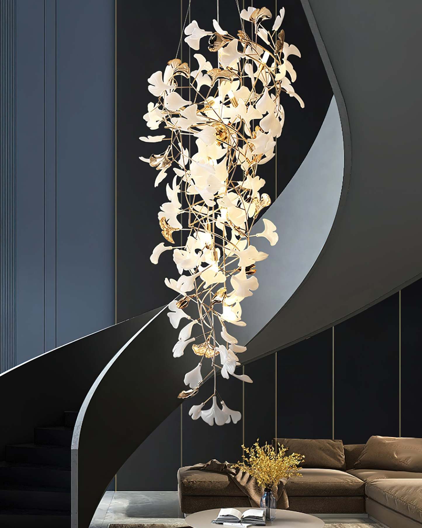 Leafy Ojo chandelier