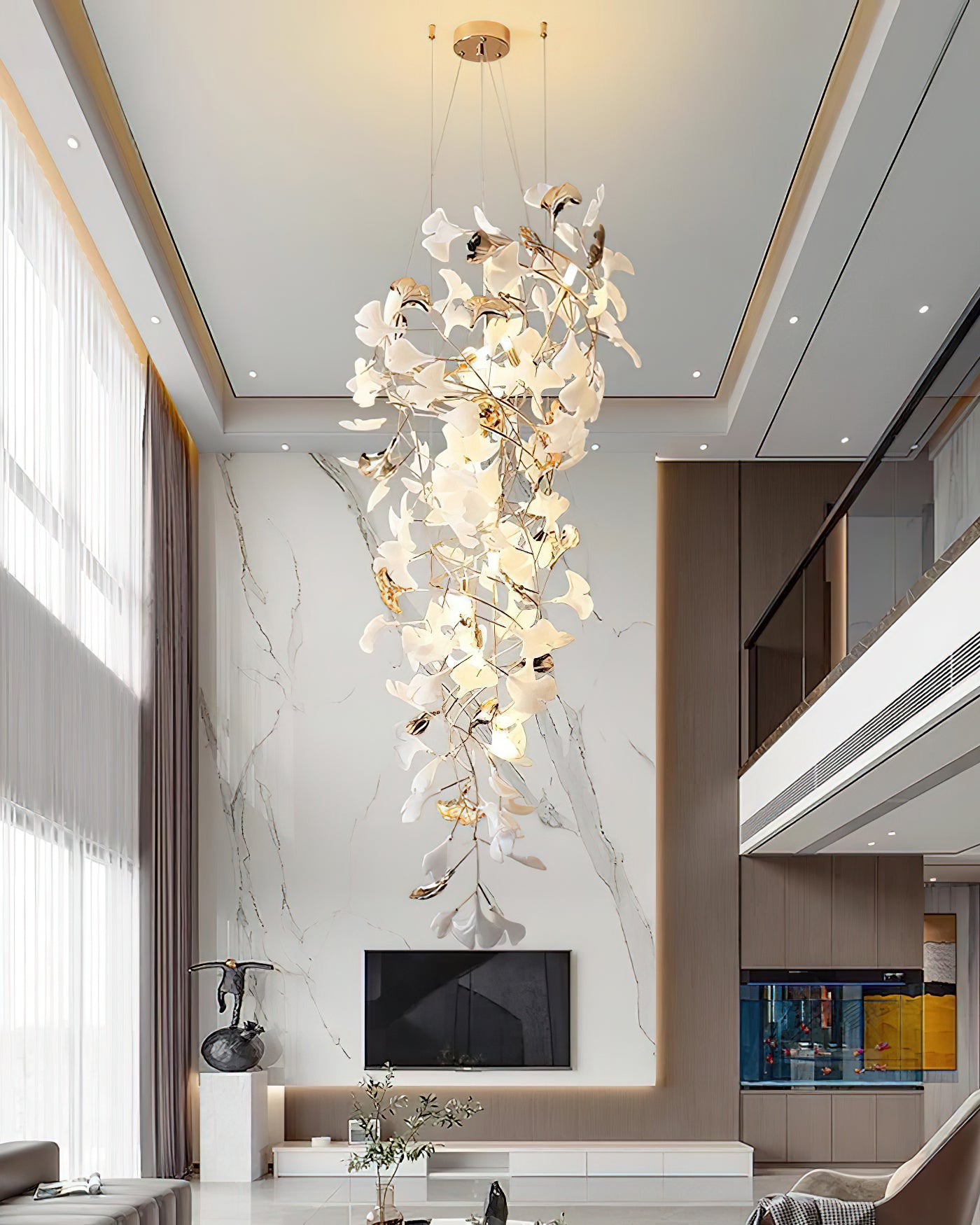 Leafy Ojo chandelier