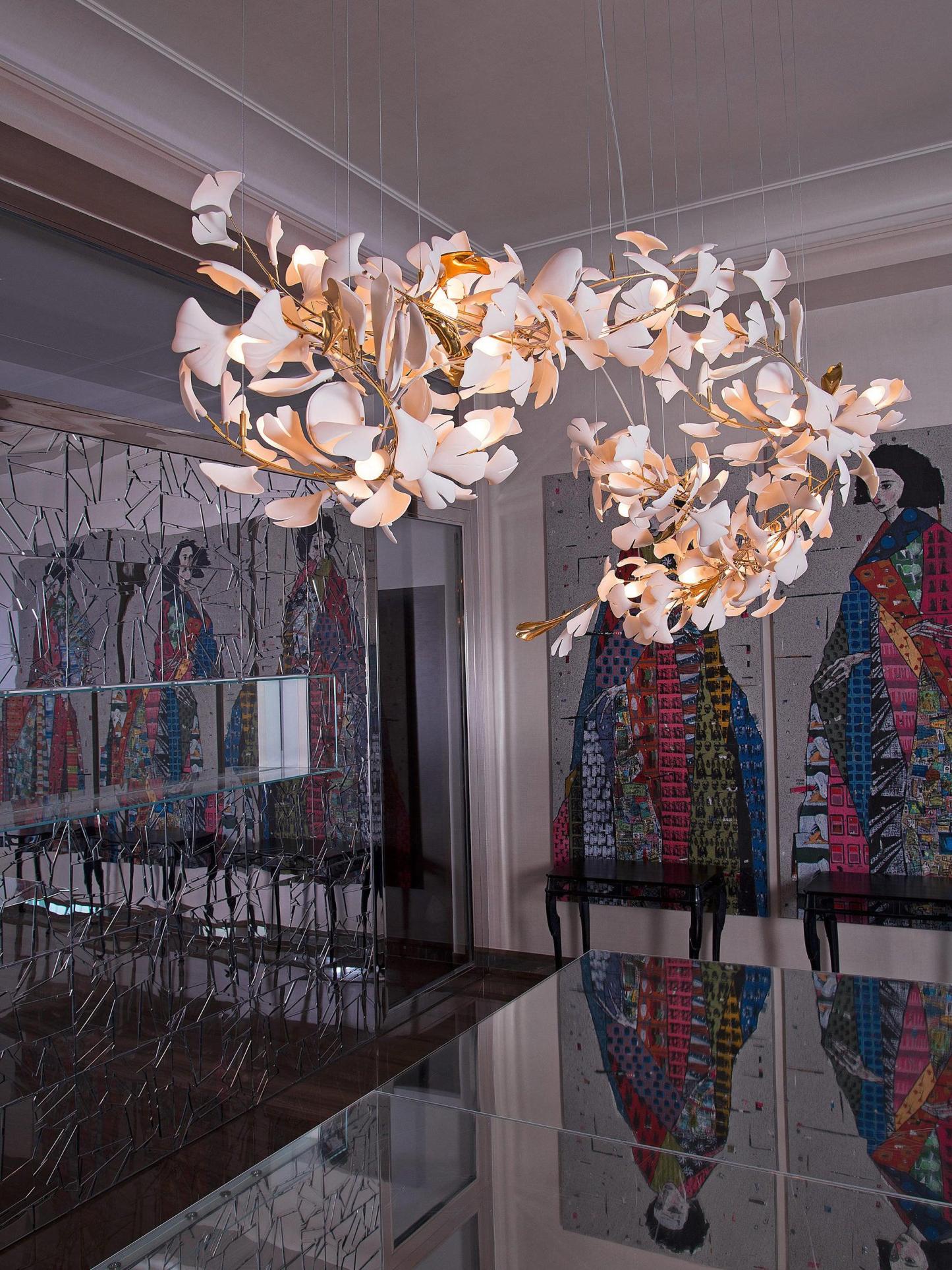 Gingko Chandelier E - Vakkerlight