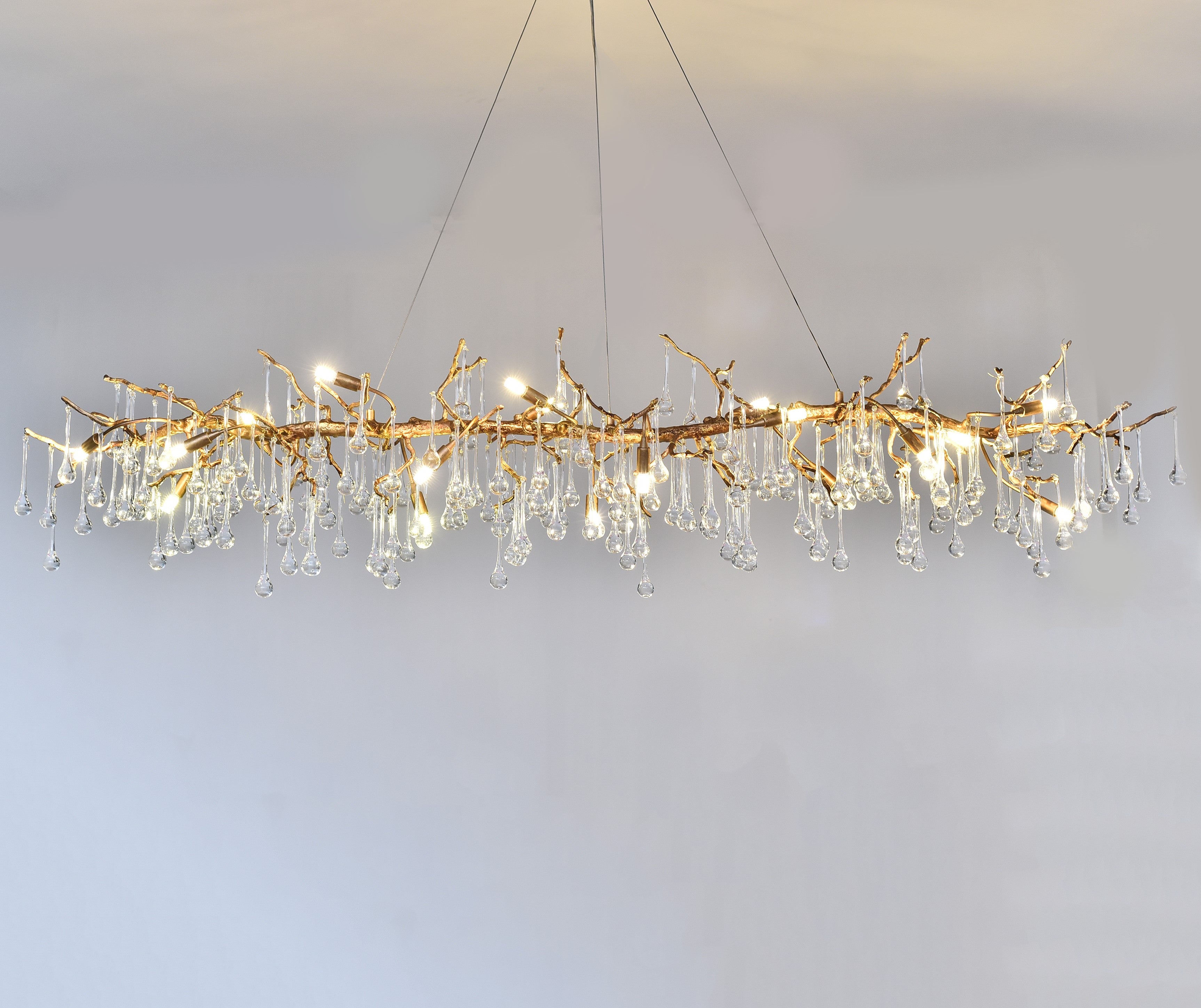 Livio Linear Organic Branching  Chandelier