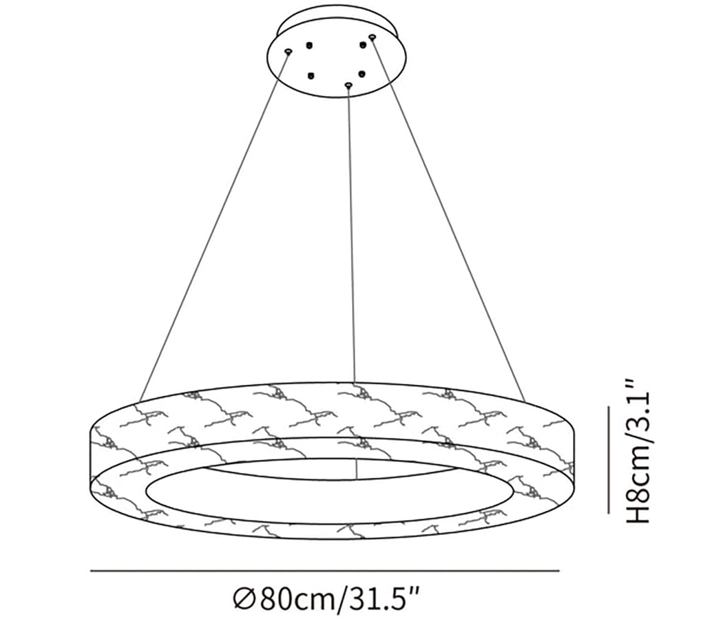 Marika Alabaster Chandelier